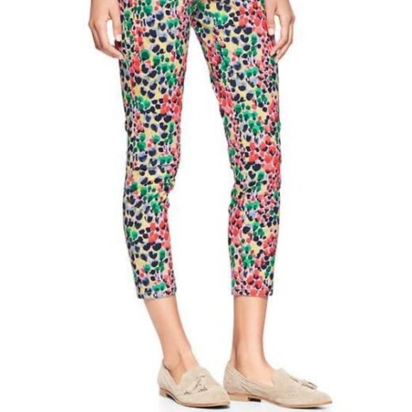 GAP printed Skinny Mini cropped Khakis SIZE 4 - Picture 9 of 9